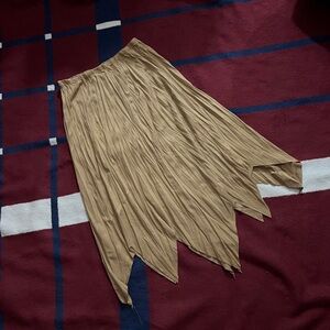 Vintage tinker bell tan fairy skirt Forest hippie goth renaissance viking